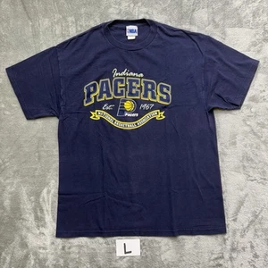 Camiseta De Colección Años 90 Indiana Pacers Para Hombre Grande Logotipo del Equipo de Baloncesto NBA - Imagen 1 de 9