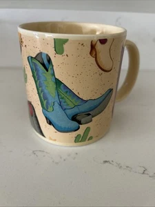 Cowboy/Western Boots Coffee Mug, Russ Berrie & Co. - Picture 1 of 16