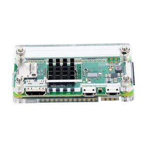 Acryl Fall 4 in 1 Kit für Zero W und Pi Zero mit Kühl Körper X9T17827 - Afbeelding 1 van 6