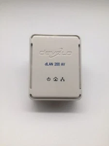 Devolo dLAN 200 AV Powerline Netzwerk Adapter 1 LAN-Port 200 Mbps Erweiterung - Bild 1 von 5