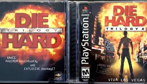 DIE HARD TRILOGY & DIE HARD TRILOGY 2: VIVE LAS VEGAS PLAYSTATION 1 - Picture 1 of 5