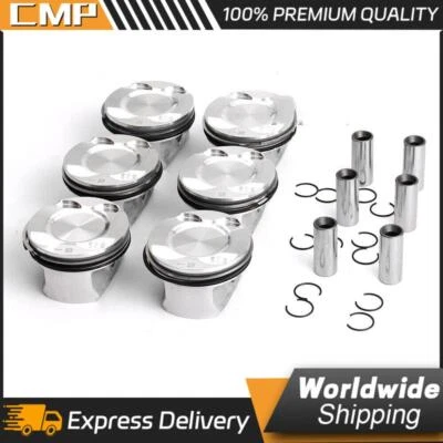 Juego de anillos de pistón de motor N52 3,0 L CR 9,3:1 para BMW E87 E90 E92 E60 130i 330i 530i Foto 1 de 4