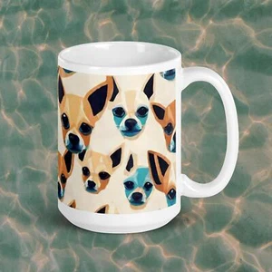 Chihuahua Lover Coffee Tea Mug 15 oz Great Gift For Dog Owner - Picture 1 of 3