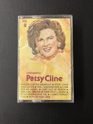 NEW! VINTAGE! Legendary Patsy Cline Vol 2 Cassette Tape - Image 1 of 4