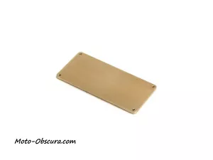Team Associated B7 Brass ESC Chassis Weight Plate by Moto - Obscura - Picture 1 of 1