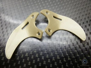 PS4 Paddles TIGER SHARK, GOLD, orig.**my3dbase**+Schrauben/screws - Picture 1 of 2