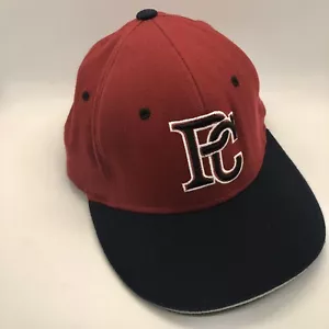 Prepgear PC JAGS Curved Bill Cap Adult Unisex Stretch Band Black Red Size S/M - Picture 1 of 12