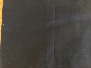Navy Blue Cotton Twill Fabric- 25" x 44" - Picture 1 of 2