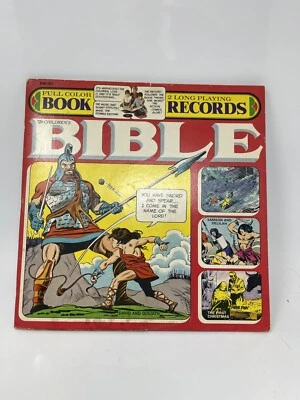 Peter Pan Records 'The Bible', Vinyl DLP With Book Colorful Comic — 第 1/4 张图片