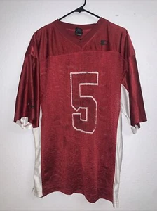 Vintage RAZORBACKS / STARTER  Mesh #5 Football  Jersey Size XL - Picture 1 of 11