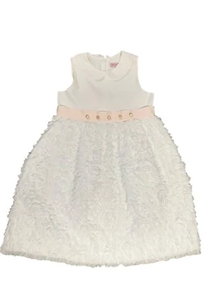 Vestido falda abullonada 100 % algodón Monnalisa Foto 1 de 4