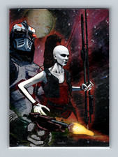 2011 Topps Star Wars Galaxy Series 6 Etched Foil Aurra Sing Durge #1