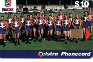Telstra Smart Chip Card-AFL Club Collector Series-Fremantle Football Club 1998 - Picture 1 of 2