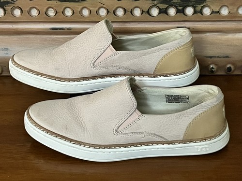 Sneaker slip on da donna rosa morbido UGG taglia 5 5 in pelle nabuk