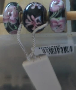 PERSONA STERLING SILVER CHARM + 2 Murano BEADs 3pc $45 lot AP0059 - Picture 1 of 2