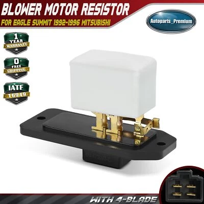 Resistencia del motor del soplador del calentador para Eagle Summit 1992-1996 Mitsubishi Mirage 93-02 Foto 1 de 4