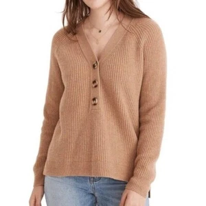 Madewell Lyle Rib Henley Pullover - Größe S - Bild 1 von 11
