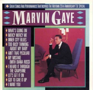 MARVIN GAYE Motown 25th Anniversary Album 10 classic tracks LETS GET IT ON etc - Picture 1 of 2