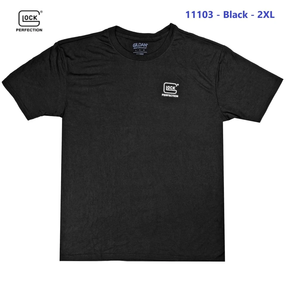 GLOCK OEM Perfection Short Sleeve 2xl Black Aa11003