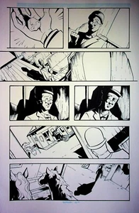 Spellbinder 2024 Original MATT HEBB handgezeichnete Innenausstattung Comics Seite - Bild 1 von 3
