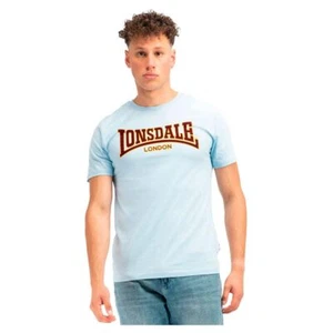 Lonsdale Classic T-Shirt, Soft Sky, L UomoL - Imagen 1 de 7