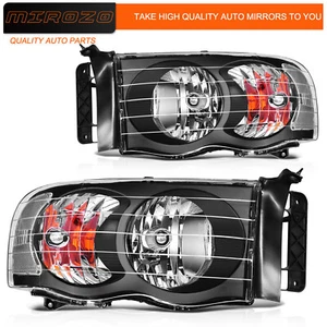 1 Pair Headlights Assembly For 2002-2005 Dodge Ram 1500 2500 3500 CH2503135 - Picture 1 of 10