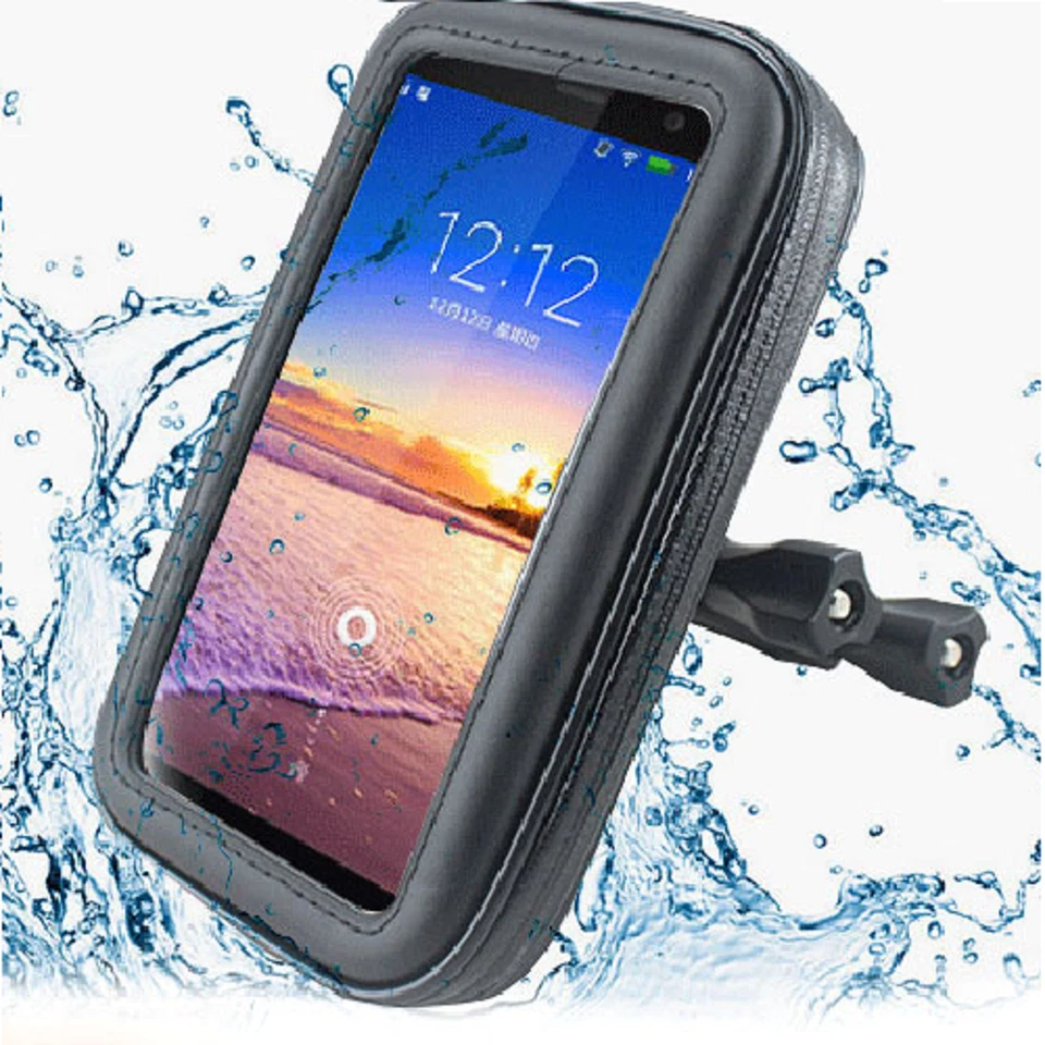 Supporto porta cellulare moto scooter bici snodabile waterproof smartphone - Immagine 1 di 4