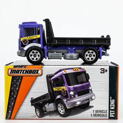 2016 Matchbox Power Grabs #55 Pit King™ PURPLE | M. McCARTHY HAULERS | FSB - Image 1 of 2