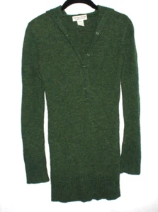 Tunica maglione con cappuccio vintage Y2K Next Era Coutour verde junior media - Foto 1 di 6