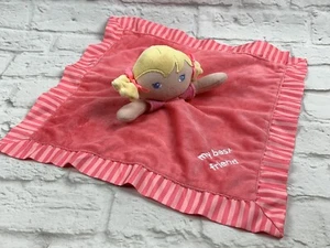 Garanimals Pink My Best Friend Baby Girl Doll Lovey Blonde Hair Security Blanket - Picture 1 of 6