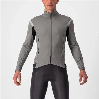 Castelli Perfetto Ros 2 Cycling Jacket 2024 SMALL Nickel Gray/Travertine Gray - Image 1 of 2