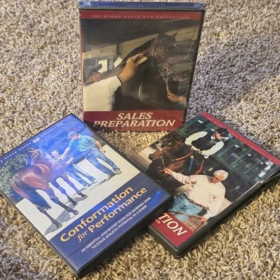 Horse Race DVD Lot Conformation Buy Winner/Perf + Sales Preparation Blood Horse - image 1 of 4