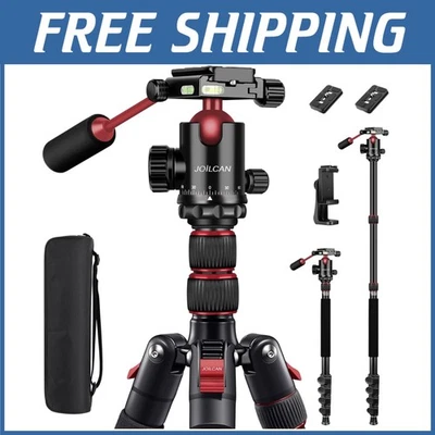 Professional Camera Tripod - 83" Aluminum, Ball Head - Image 1 of 4