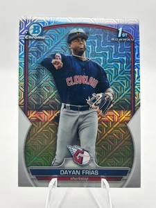 DAYAN FRIAS 2023 BOWMAN CHROME 1ST MOJO CLEVELAND GUARDIANS #BCP-26 JT - Picture 1 of 2