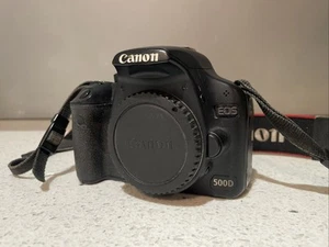 Canon EOS 500D SLR Camera 15.1MP Body Only With Genuine Battery (check Desc) - Bild 1 von 13