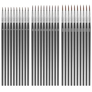 30 Stück feine Detail Pinsel, professioneller Micro Liner Pinsel winzige Spitze - Bild 1 von 7