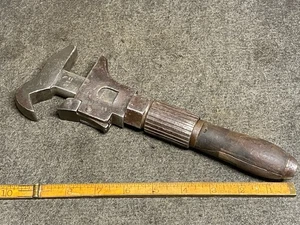 Rare Vintage John Tower Double Sided 10” Adjustable Wrench Pat Dec 12, 1882 USA  - Picture 1 of 10
