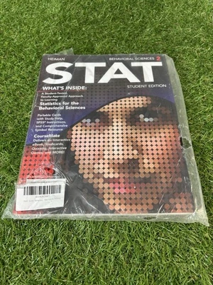 STAT 2: Behavioral Sciences Student Edition by Heiman – NEW (Sealed, - Image 1 of 4
