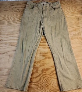 Tommy Hilfiger Tan Premium Denim Relaxed Jeans Mens 36 x 31 - Picture 1 of 8