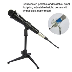 Geeignet Verschiedene Zwecke Desktop -Stativ Einstellbar Mikrofonständer - Bild 1 von 24