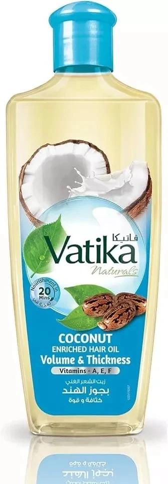 ⭐ENVÍO RÁPIDO⭐ 1X Aceite Capilar Enriquecido con Coco Vatika Naturals para Volumen 200 ml Foto 1 de 1