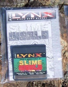 SLIME WORLD TODD'S ADVENTURE IN Atari Lynx NEW Cartridge and Manual NO BX PA2029 - Picture 1 of 1
