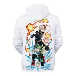 Hot Anime MY HERO ACADEMIA Hooded 3D Print Fashion Hoodie Sweater Pullover Top - Picture 1 of 1