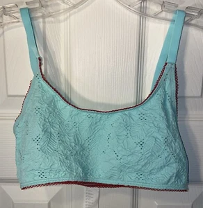 Fabletics Damen Seamless Lace Bralette Gr. Small Crystal Aqua Cherry - Bild 1 von 7