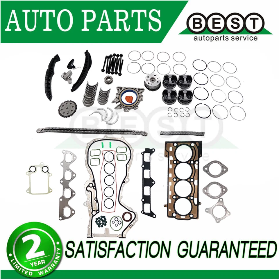 Engine Pistons Overhaul Rebuild Kit For VW AUDI CAVD 1.4 TSI/TFSI EA111 - image 1 of 4