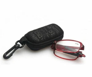 Red Mini TR90 Folding Frame Reading Glasses +1.0 +1.5 +2.0 +2.5 +3.0 +3.5 +4.0 - Picture 1 of 4