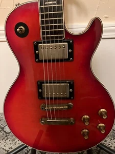 1970's/80's Univox Les Paul Custom - Red - Picture 1 of 10