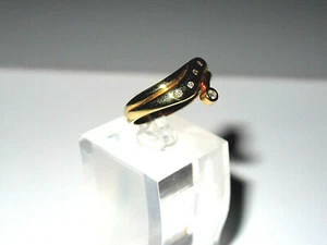 RING in 585/- 14 crt. Gelbgold mit 5 Brillanten - Bild 1 von 5