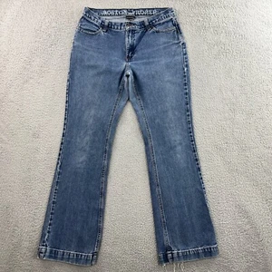 Boston Proper Jeans Womens Mzrs 31x32 Bootcut Blue Denim Subtle Distress - Picture 1 of 23