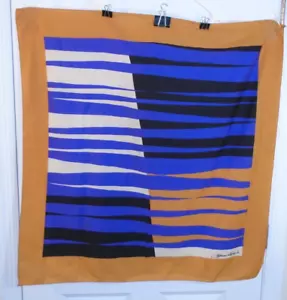 Giovanni Della Fonte silk scarf, backgammon pattern, 34x34 - Picture 1 of 3